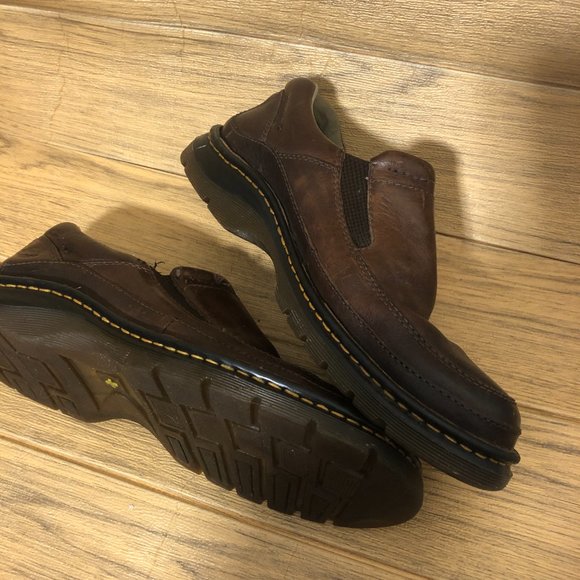 Dr Martens\' men brown leather loafers, size 9 main image 3